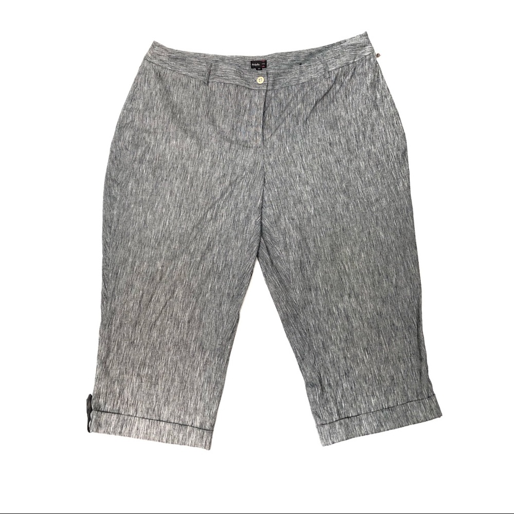 Rafaella Gray Capri Pants